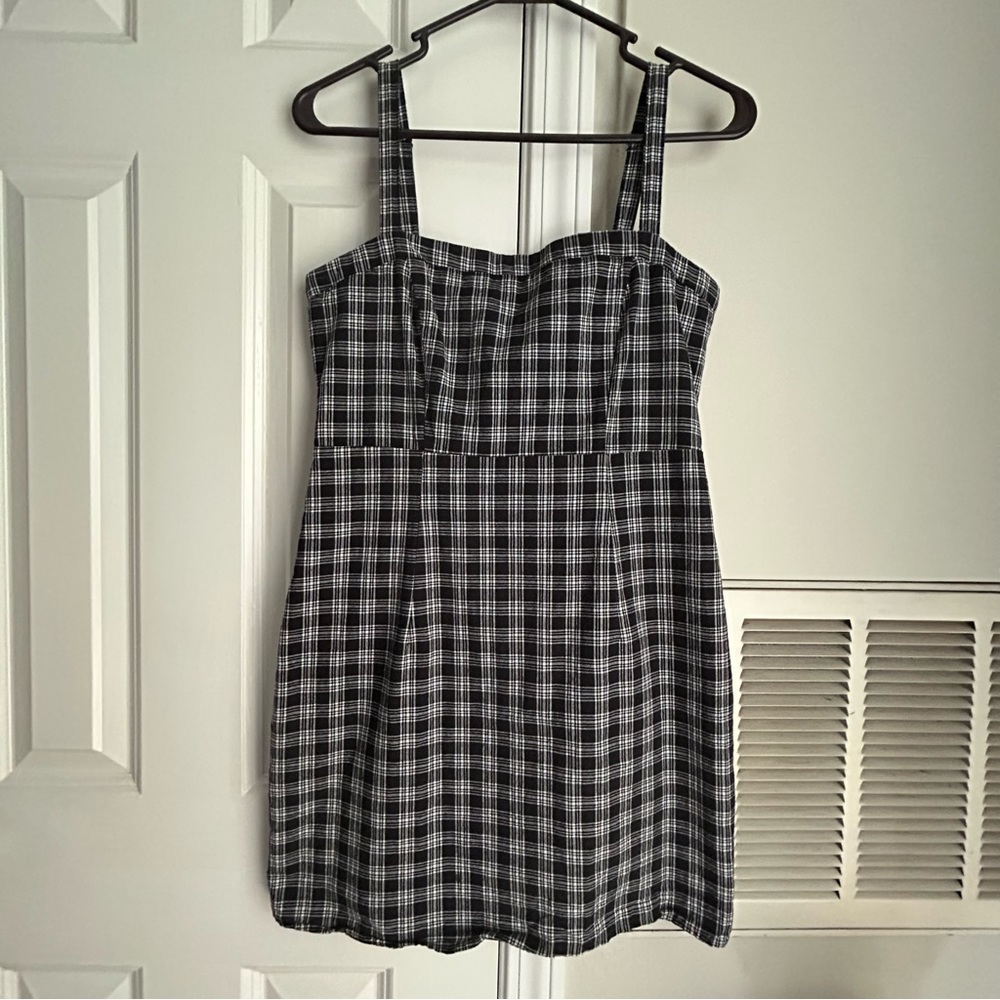 Egirl Skarter Plaid Midi Dress